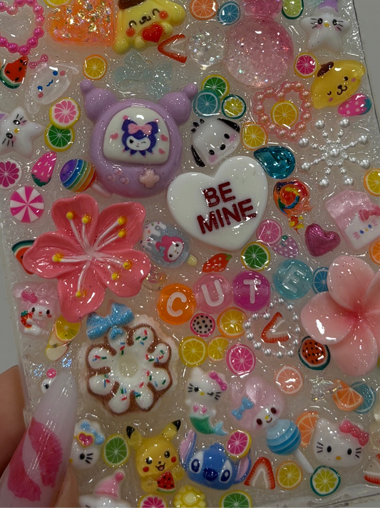 Cute fruit salad 🥗 🍒🍓🍇🍉🍋i phone 13pro