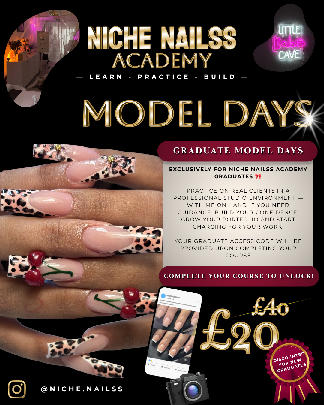 Niche Nailss Academy: Model Day 💕