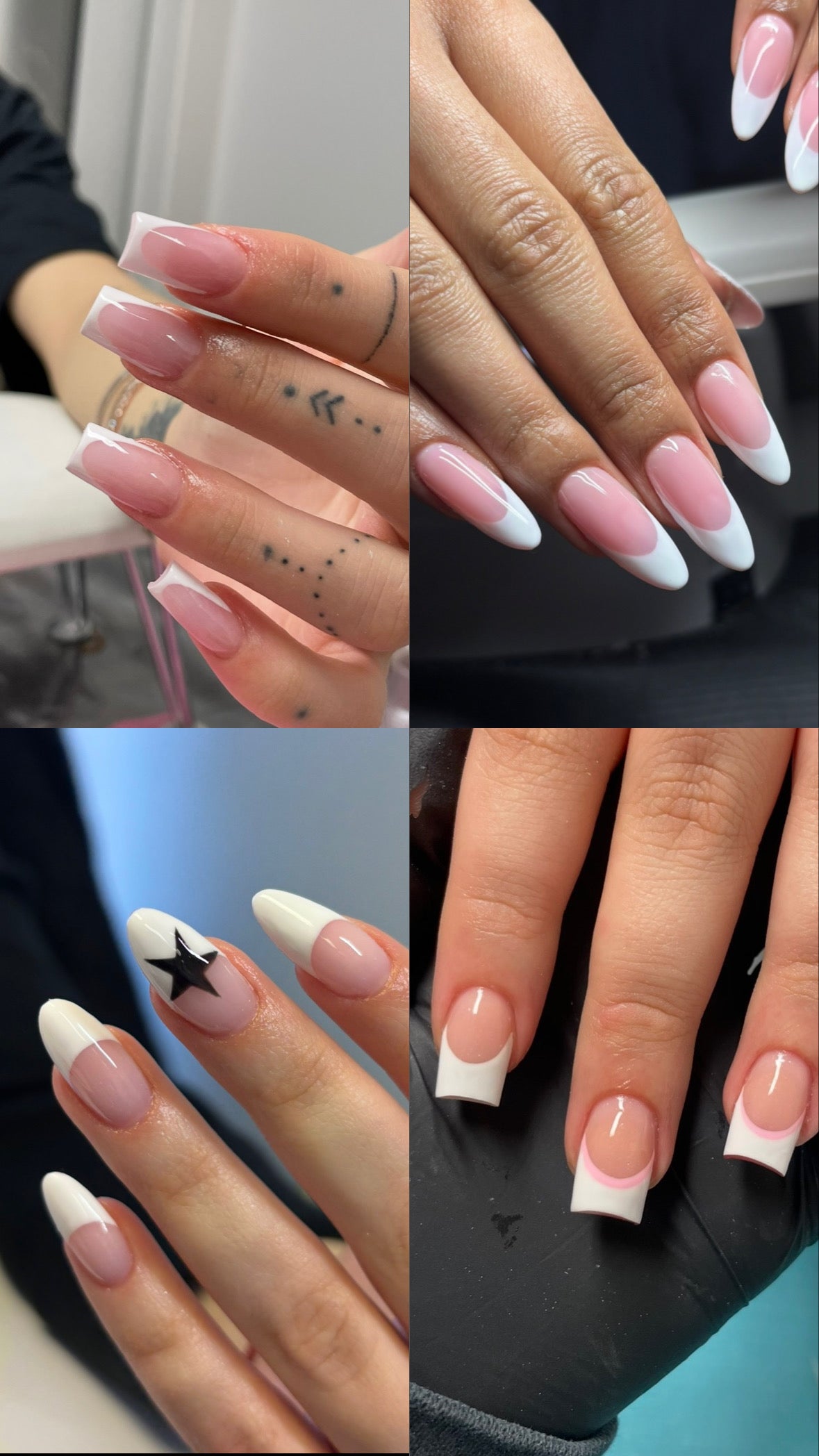 French / Gel colour acrylic